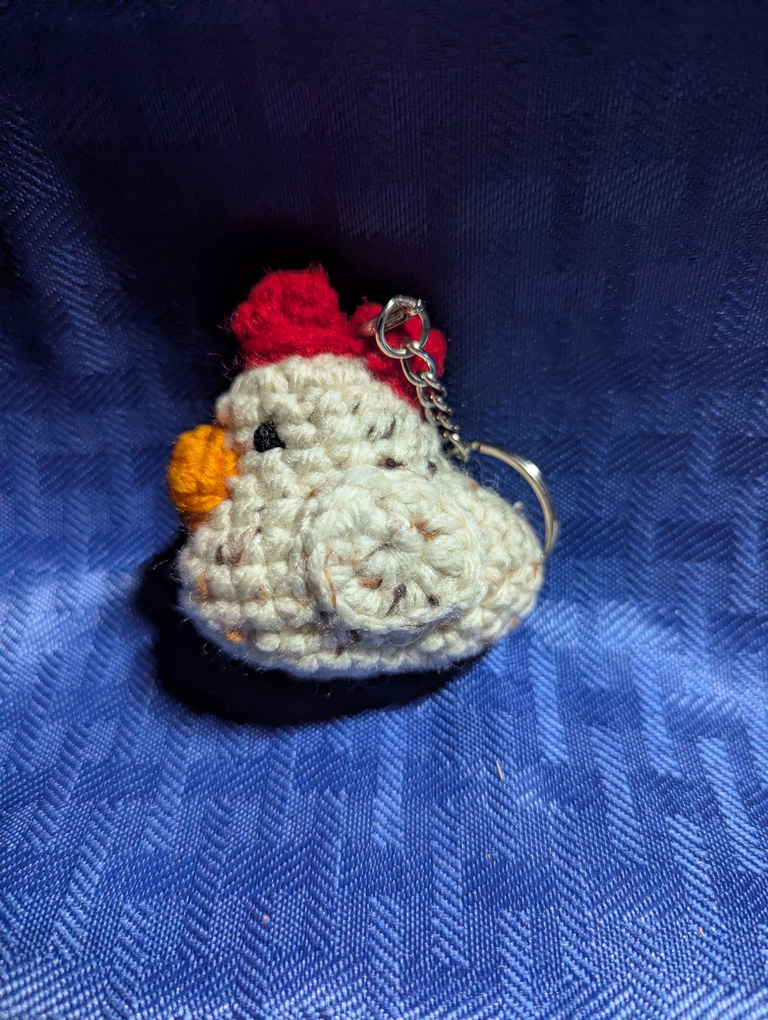 Mini Chicken Keychain